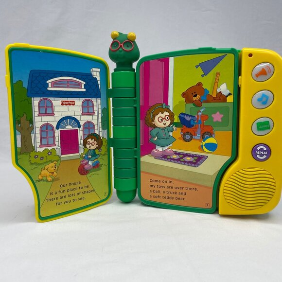 Fisher-Price Little People Shapes in Our House Electronic Learning Book Kids Toy - Picture 3 of 9